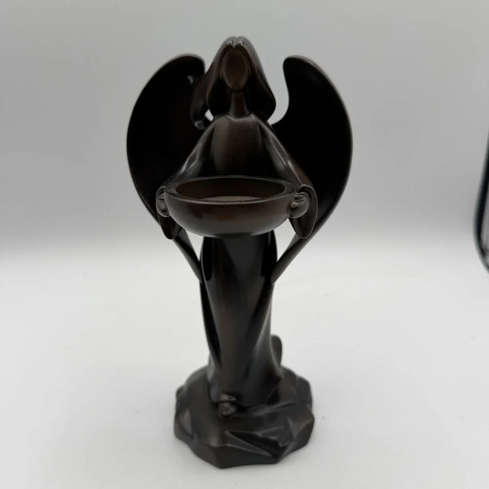 Vintage PartyLite Holy Night Nativity Set of 5 Figurines‎ Votive Candle Holders